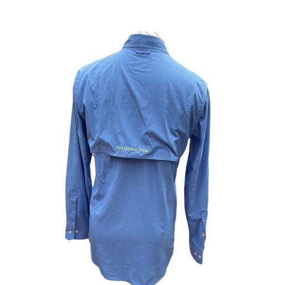 NEW! SOUTHERN TIDE Marlin Check Fishing Shirt in Royal Blue - Small - Picture 6 of 12